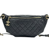 シャネル CHANEL マトラッセ ボディバッグ 26番台 ブラック ゴールド金具 カーフスキン レディース ボディバッグ