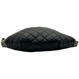 シャネル CHANEL マトラッセ ボディバッグ 26番台 ブラック ゴールド金具 カーフスキン レディース ボディバッグ