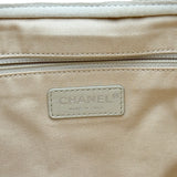 シャネル CHANEL ラージショッピングバッグ A57161 25番台 ホワイト シルバー金具 キャンバス レディース トートバッグ