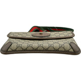 グッチ GUCCI シェリーベルトバッグ 493930 ブラウン GGスプリームキャンバス レディース ウエストバッグ
