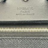 エルメス HERMES エールバッグジップMM A刻印 ブラック シルバー金具 トワル/ハンター レディース ショルダーバッグ