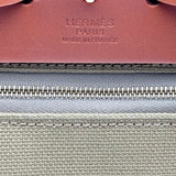 エルメス HERMES エールバッグジップPM B刻印 カーキ ゴールド金具 トワル/ハンター レディース ショルダーバッグ