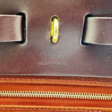 エルメス HERMES エールバッグジップPM フランボワーズ/ルージュアッシュ ゴールド金具 トワル/ハンター レディース ショルダーバッグ