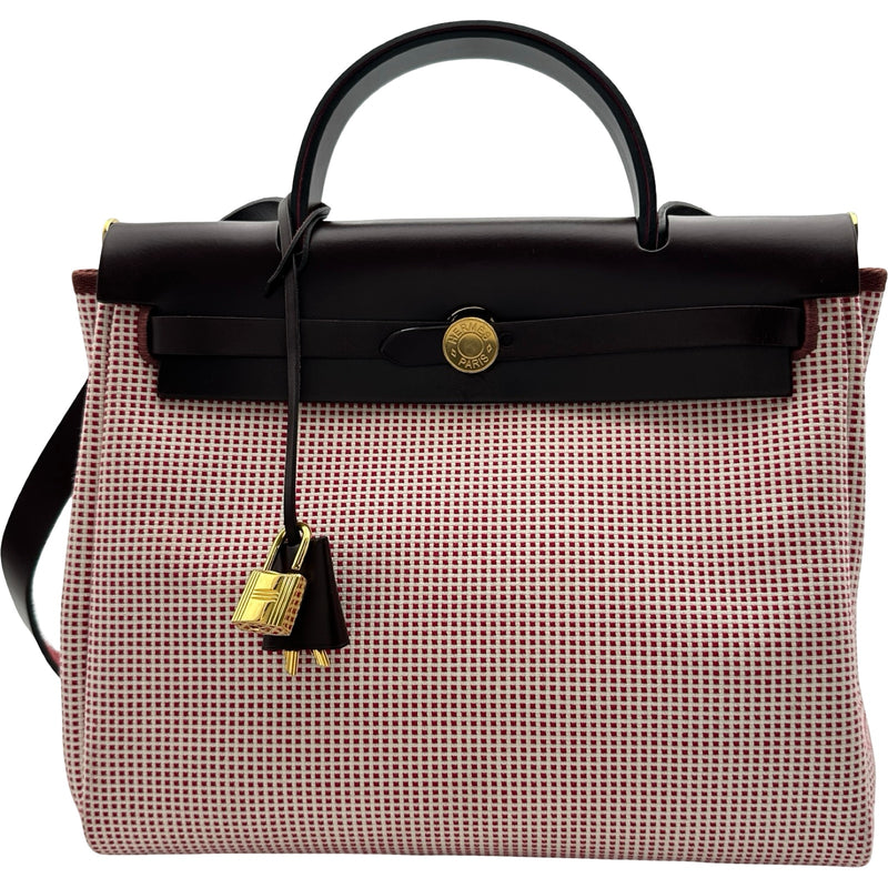エルメス HERMES エールバッグジップPM フランボワーズ/ルージュ