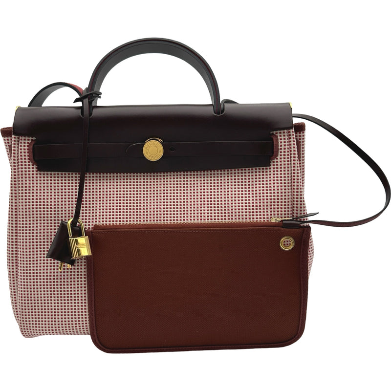 エルメス HERMES エールバッグジップPM フランボワーズ/ルージュ