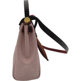 エルメス HERMES エールバッグジップPM フランボワーズ/ルージュアッシュ ゴールド金具 トワル/ハンター レディース ショルダーバッグ