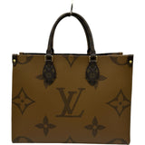 ルイ・ヴィトン LOUIS VUITTON オンザゴーMM M45321 ブラウン ジャイアント・モノグラム･リバース レディース ショルダーバッグ