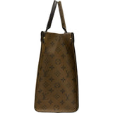 ルイ・ヴィトン LOUIS VUITTON オンザゴーMM M45321 ブラウン ジャイアント・モノグラム･リバース レディース ショルダーバッグ