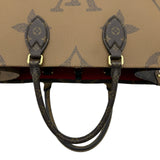 ルイ・ヴィトン LOUIS VUITTON オンザゴーMM M45321 ブラウン ジャイアント・モノグラム･リバース レディース ショルダーバッグ