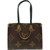 ルイ・ヴィトン LOUIS VUITTON オンザゴーMM M45321 ブラウン ジャイアント・モノグラム・リバース レディース トートバッグ