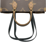 ルイ・ヴィトン LOUIS VUITTON オンザゴーMM M45321 ブラウン ジャイアント・モノグラム・リバース レディース トートバッグ