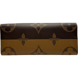 ルイ・ヴィトン LOUIS VUITTON オンザゴーMM M45321 ブラウン ジャイアント・モノグラム・リバース レディース トートバッグ
