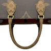 ルイ・ヴィトン LOUIS VUITTON オンザゴーMM M45321 ブラウン ジャイアント・モノグラム・リバース レディース トートバッグ