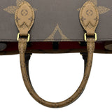 ルイ・ヴィトン LOUIS VUITTON オンザゴーMM M45321 ブラウン ジャイアント・モノグラム・リバース レディース トートバッグ
