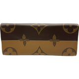 ルイ・ヴィトン LOUIS VUITTON オンザゴーMM M45321 ブラウン ジャイアント・モノグラム・リバース レディース トートバッグ