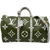 ルイ・ヴィトン LOUIS VUITTON キーポル・バンドリエール50 M44590 カーキ/ホワイト ジャイアント・モノグラム・リバース レディース ボストンバッグ