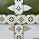 ルイ・ヴィトン LOUIS VUITTON キーポル・バンドリエール50 M44590 カーキ/ホワイト ジャイアント・モノグラム・リバース レディース ボストンバッグ