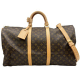 ルイ・ヴィトン LOUIS VUITTON キーポル・バンドリエール55 M41414 ブラウン モノグラム・キャンバス レディース ボストンバッグ