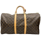 ルイ・ヴィトン LOUIS VUITTON キーポル・バンドリエール55 M41414 ブラウン モノグラム・キャンバス レディース ボストンバッグ