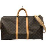 ルイ・ヴィトン LOUIS VUITTON キーポル･バンドリエール 55 M41414 ブラウン モノグラム･キャンバス ユニセックス ショルダーバッグ