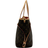 ルイ・ヴィトン LOUIS VUITTON ネヴァーフルMM インサイドアウト M12096 ブラウン/ルージュサリ モノグラムキャンバス レディース ショルダーバッグ