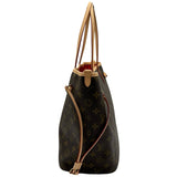 ルイ・ヴィトン LOUIS VUITTON ネヴァーフルMM インサイドアウト M12096 ブラウン/ルージュサリ モノグラムキャンバス レディース ショルダーバッグ