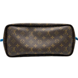 ルイ・ヴィトン LOUIS VUITTON ネヴァーフル・インサイドアウト MM M13753 ブラウン/ガストンブルー モノグラム・キャンバス レディース ショルダーバッグ