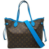 ルイ・ヴィトン LOUIS VUITTON ネヴァーフル・インサイドアウト MM M13753 ブラウン/ガストンブルー モノグラム・キャンバス レディース ショルダーバッグ