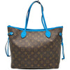 ルイ・ヴィトン LOUIS VUITTON ネヴァーフル・インサイドアウト MM M13753 ブラウン/ガストンブルー モノグラム・キャンバス レディース ショルダーバッグ
