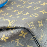 ルイ・ヴィトン LOUIS VUITTON ネヴァーフル・インサイドアウト MM M13753 ブラウン/ガストンブルー モノグラム・キャンバス レディース ショルダーバッグ