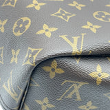 ルイ・ヴィトン LOUIS VUITTON ネヴァーフル・インサイドアウト MM M13753 ブラウン/ガストンブルー モノグラム・キャンバス レディース ショルダーバッグ