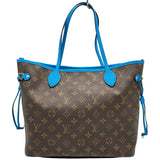 ルイ・ヴィトン LOUIS VUITTON ネヴァーフル・インサイドアウト MM M13753 ブラウン/ガストンブルー モノグラム・キャンバス レディース ショルダーバッグ