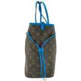 ルイ・ヴィトン LOUIS VUITTON ネヴァーフル・インサイドアウト MM M13753 ブラウン/ガストンブルー モノグラム・キャンバス レディース ショルダーバッグ