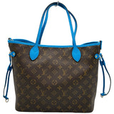 ルイ・ヴィトン LOUIS VUITTON ネヴァーフル・インサイドアウト MM M13753 ブラウン/ガストンブルー モノグラム・キャンバス レディース ショルダーバッグ