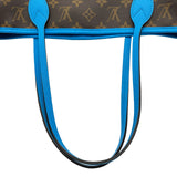 ルイ・ヴィトン LOUIS VUITTON ネヴァーフル・インサイドアウト MM M13753 ブラウン/ガストンブルー モノグラム・キャンバス レディース ショルダーバッグ