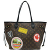 ルイ・ヴィトン LOUIS VUITTON ネヴァーフルMM ワールドツアー M42844 ブラウン/ ルージュフラム モノグラム・キャンバス レディース トートバッグ
