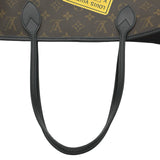 ルイ・ヴィトン LOUIS VUITTON ネヴァーフルMM ワールドツアー M42844 ブラウン/ ルージュフラム モノグラム・キャンバス レディース トートバッグ