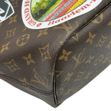 ルイ・ヴィトン LOUIS VUITTON ネヴァーフルMM ワールドツアー M42844 ブラウン/ ルージュフラム モノグラム・キャンバス レディース トートバッグ
