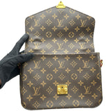 ルイ・ヴィトン LOUIS VUITTON ポシェット・メティスMM M44875 ブラウン モノグラムキャンバス レディース ショルダーバッグ
