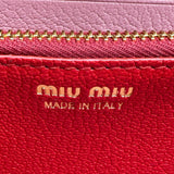 ミュウミュウ miu miu チェーンウォレット 5DH060 ピンク レザー レディース ショルダーバッグ