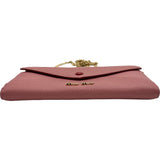 ミュウミュウ miu miu チェーンウォレット 5DH060 ピンク レザー レディース ショルダーバッグ