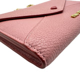 ミュウミュウ miu miu チェーンウォレット 5DH060 ピンク レザー レディース ショルダーバッグ