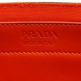 プラダ PRADA トートバッグ 1BG234 ブラック/オレンジ キャンバス レディース トートバッグ