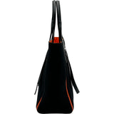 プラダ PRADA トートバッグ 1BG234 ブラック/オレンジ キャンバス レディース トートバッグ