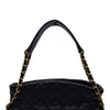 シャネル CHANEL マトラッセ チェーンホーボーバッグ 14番台 ブラック ゴールド金具 ラムスキン レディース トートバッグ