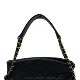 シャネル CHANEL マトラッセ チェーンホーボーバッグ 14番台 ブラック ゴールド金具 ラムスキン レディース トートバッグ