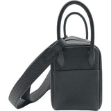 エルメス HERMES リンディミニ G刻印 ブラック シルバー金具 トリヨンクレマンス レディース ショルダーバッグ