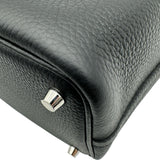 エルメス HERMES ピコタンロックPM W刻印 ブラック シルバー金具 トリヨンクレマンス レディース ハンドバッグ