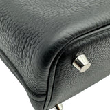エルメス HERMES ピコタンロックPM W刻印 ブラック シルバー金具 トリヨンクレマンス レディース ハンドバッグ