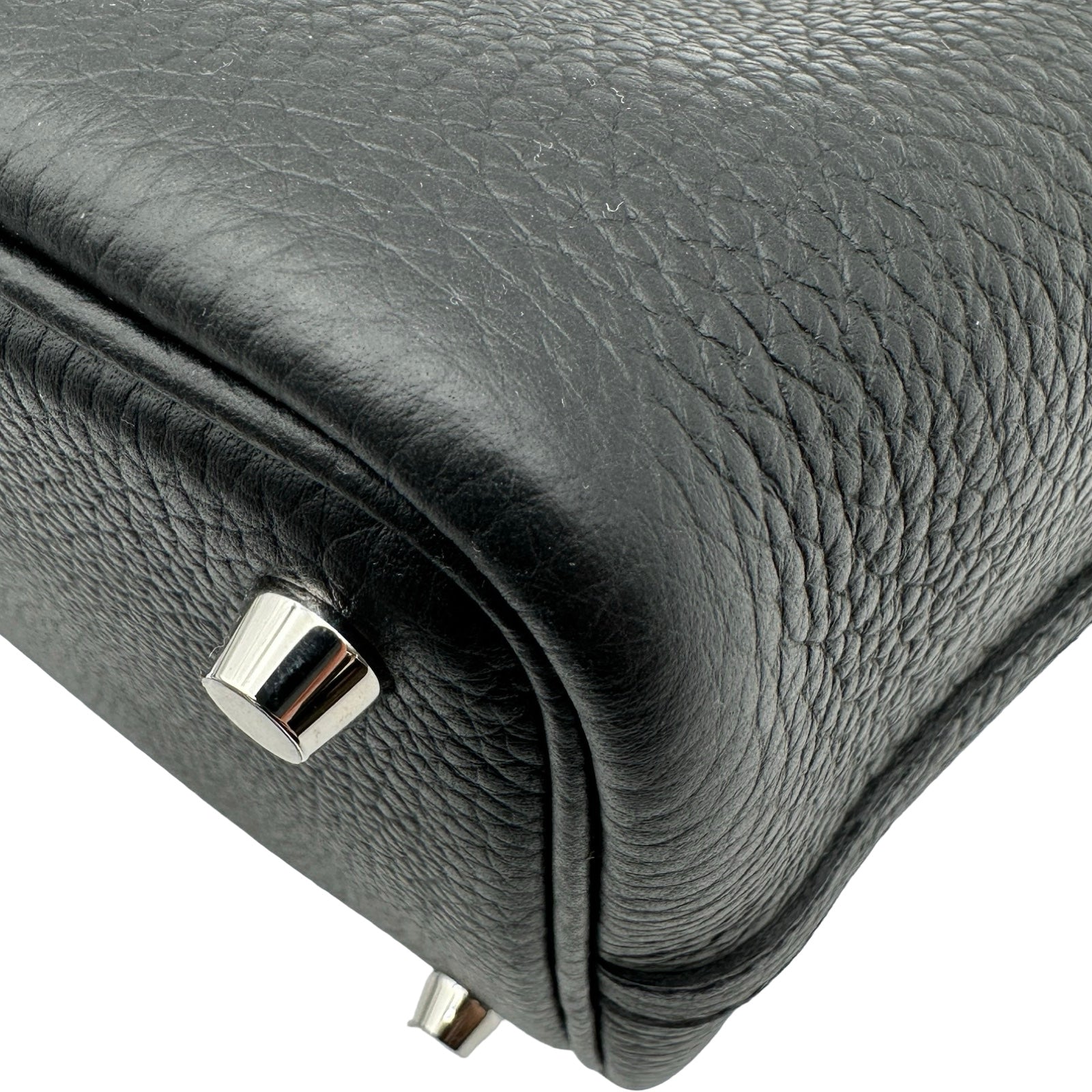 エルメス HERMES ピコタンロックPM W刻印 ブラック シルバー金具